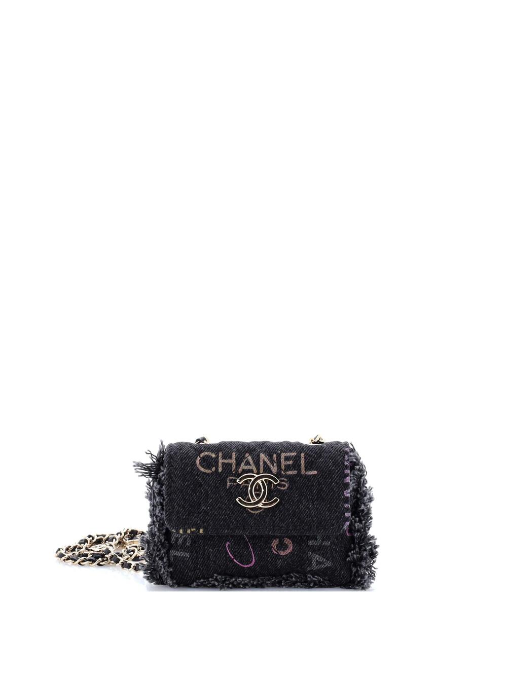 Chanel Denim Mood Flap Belt Bag Logo #371238C25B